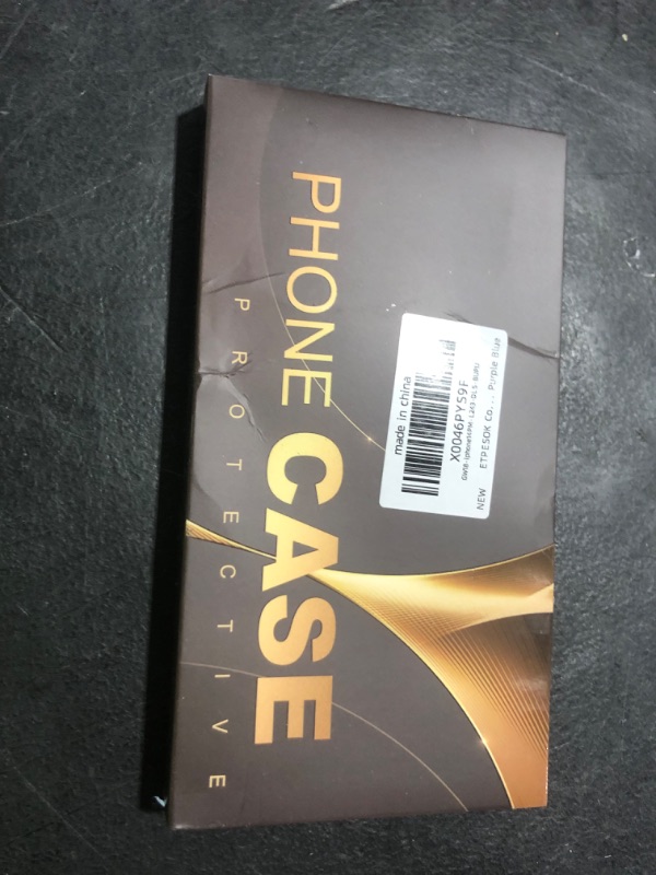 Photo 1 of ETPESOK Compatible with iPhone 14 Pro Max Case Marble Pattern with Magnetic Ring Stand [Compatible with Mag-Safe] TPU Protective Phone Case for iPhone 14 Pro Max 6.7", Marble Purple Blue
