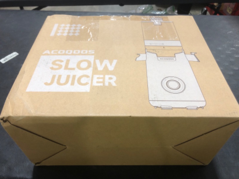Photo 1 of ACOQOOS Juicer Machines, 5.3" Wide Chute for Whole Fruit and Vegetable,1.8L Auto-Feed Time-Saver, Slow Masticating High Yield, Easy to Clean Cold Press Juicer with 2 Cups