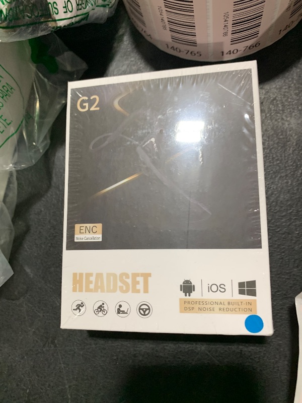 Photo 1 of BANIGIPA Bluetooth Headset with Boom Microphone, Open Ear Headphones w/Noise Canceling Mic, Wireless Headset for Phone Laptop PC Computer, Light and Comfortable for Office Meeting Home Working-10 Hrs