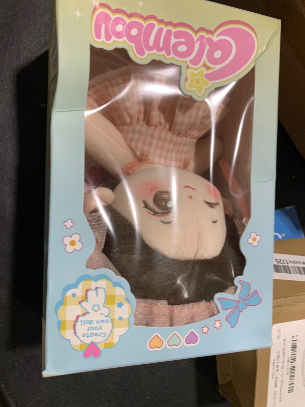 Photo 1 of CALEMBOU Plush Doll, 20cm Cute Cotton Dolls with Skeleton, Anime Plushies Soft Stuffed Dress Up Doll, Kawaii Plush Toys Rag Dolls with Clothes Birthday Gift for Girls (Doll&Clothes-Winkii)