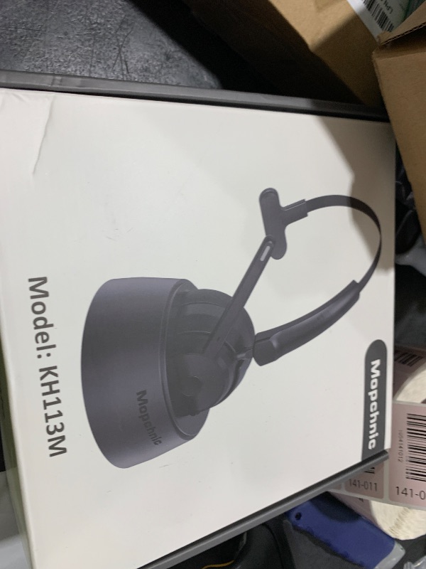 Photo 1 of Mopchnic Bluetooth Headset, Wireless Headphone with AI Noise-Canceling Microphone for Computer, On Ear Bluetooth Headset with USB Dongle for Office Call Center Skype Zoom Meeting Online Class (Black)