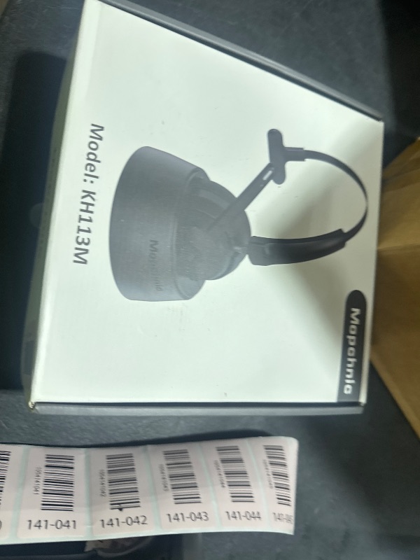 Photo 1 of Mopchnic Bluetooth Headset, Wireless Headphone with AI Noise-Canceling Microphone for Computer, On Ear Bluetooth Headset with USB Dongle for Office Call Center Skype Zoom Meeting Online Class (Black)