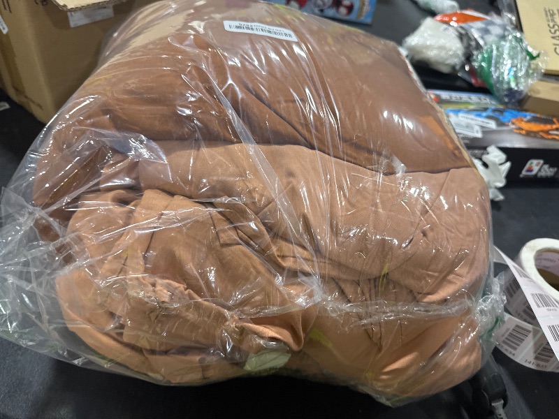 Photo 1 of WRENSONGE Full Size Comforter Sets- 7 Pieces Soft Terracotta Bed in a Bag with Fitted Sheet, Flat Sheet, 2 Pillow Shams, 2 Pillowcases, Warm Bedding Sets for All Season