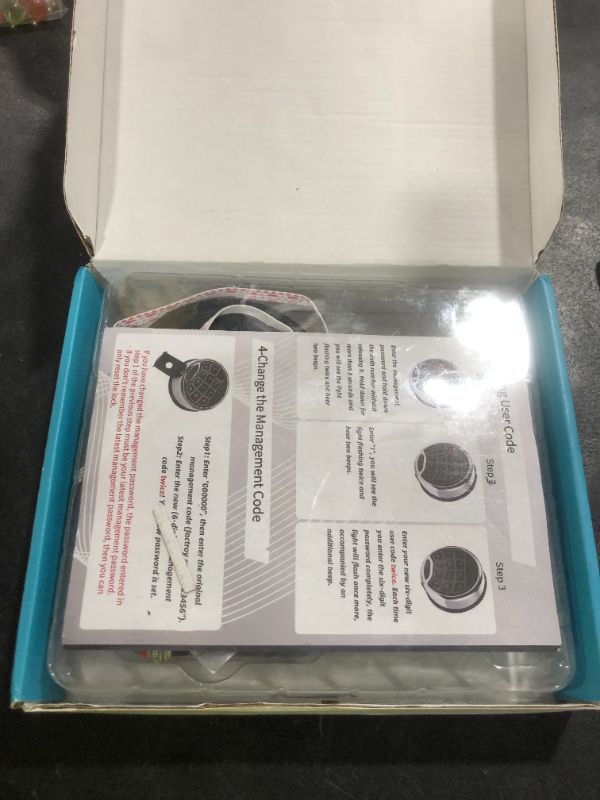 Photo 1 of WAH YUE HING Digital Electronic Keypad Lock for Safes, Gun Safe Lock Replacement, Time Delay Safe Lock Including 2 Emergency Keys for Locksmiths (Left Swing Bolt)