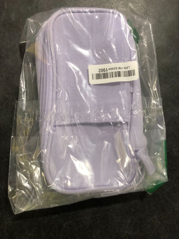 Photo 1 of SPACEMATE Pencil Case Pouch Box Bag School Supplies Girls Boys Kids, Cute Preppy Stuff Large Big Capacity Aesthetic Pen Organizer, Back to College Stationary, Purple, Heavy Duty Canvas, 1800ml