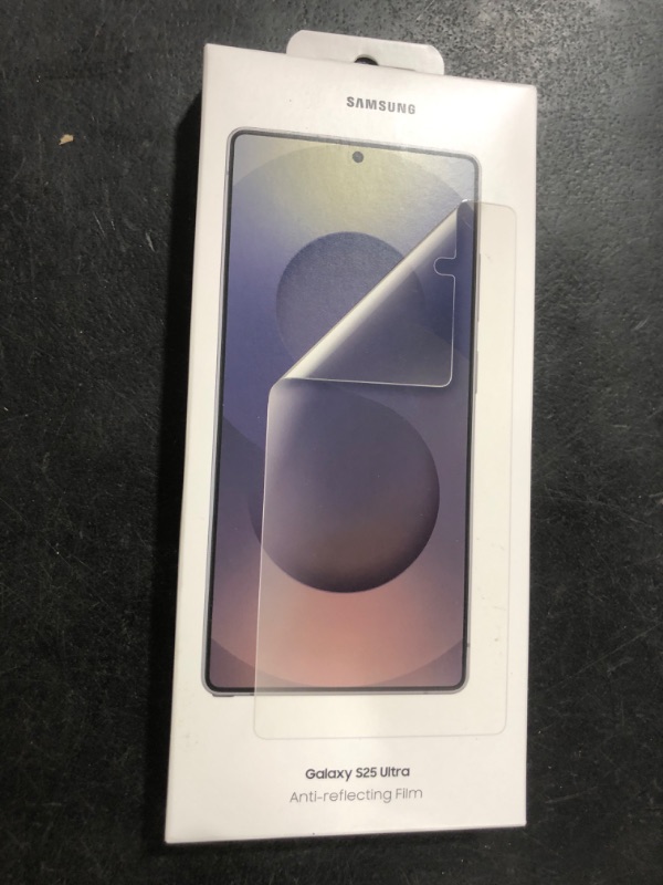 Photo 1 of SAMSUNG Galaxy S25 Ultra Anti-Reflecting Film, Phone Screen Protector, Increased Visibility, Dust and Fingerprint Protection, Anti-Scratch, US Version, EF-US938CTEGUS