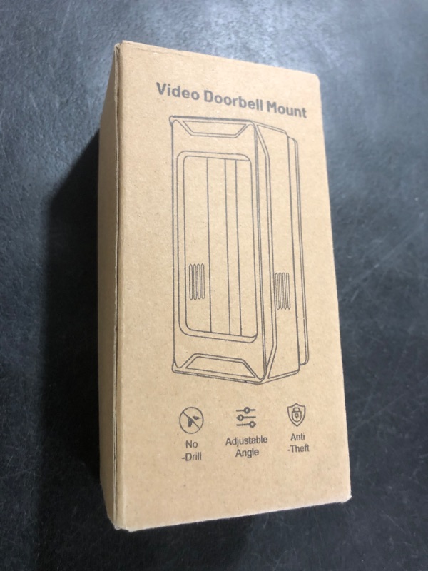 Photo 1 of Anti-Theft Video Doorbell Mount Compatible with Ring/Blink Wireless Camera Doorbell, Adjustable Angle Doorbell Mount No-Drill Battery Doorbell Bracket for Houses, Apartments, Businesses?White