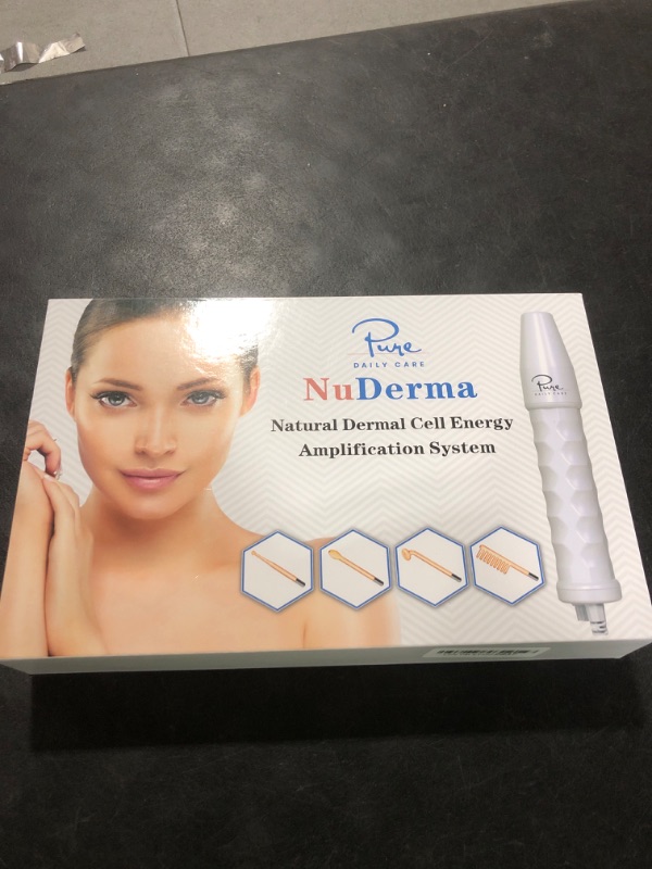 Photo 1 of Pure Daily Care NuDerma Handheld Skin Therapy Wand Machine w/Neon – Anti-Aging - Skin Tightening - Wrinkle Reducing - Dark Circles – Clarifying - Hair & Scalp Stimulator