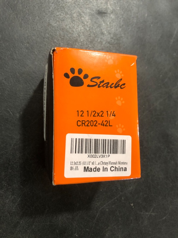 Photo 1 of 1-Pack 12.5" Scooter Inner Tube 12 1/2 x 2 1/4 Angled Valve Stem 12.5" x 2.25" Tube Compatible with 12.5X1.75 12.5 X 1.95 12.5 X 2.125 12.5 x 2.25 Most Bike and Scooter Tire Tube