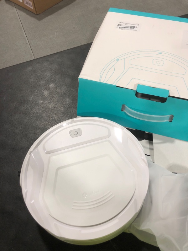 Photo 1 of Lefant M210 Pro Robot Vacuum with 2200 Pa Powerful Suction, 6 Cleaning Modes, 120 Mins Runtime, Quiet, Self-Charging, Voice Control, Ideal for Pet Hair and Hard Floor, White