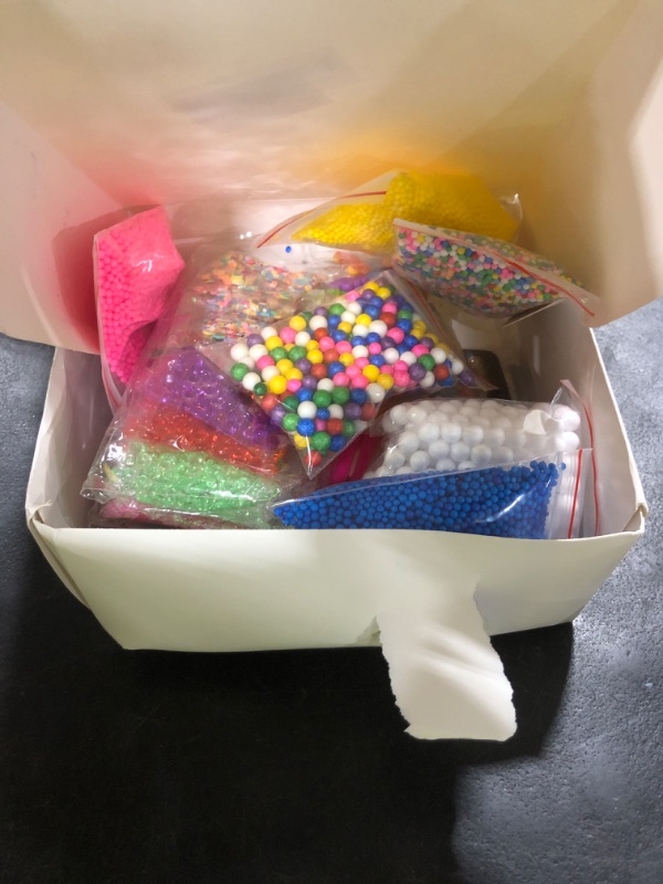Photo 1 of 175 Pack Slime Making Supplies Kit, Slime Add Ins Accessories Includes Slimes Charms, Foam Balls for Making Creative Slimes Kit