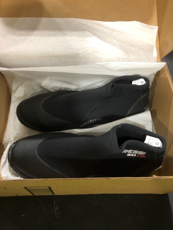 Photo 1 of Cressi Unisex's Black/Black Diving Boots, US Man 8 | US Lady 9
