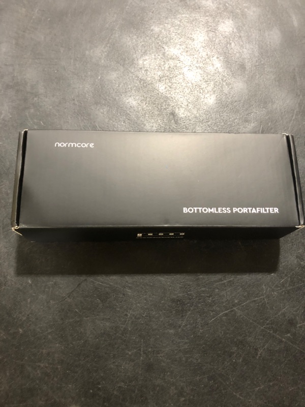 Photo 1 of Normcore 54mm Bottomless Naked Portafilter Fits 54mm Breville Sage Machines, Titanium PVD Coating Portafilter Group Head with Black Anodized Aluminum Handle