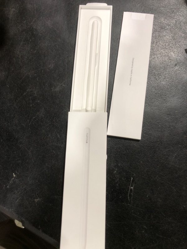 Photo 1 of Apple Pencil Pro: Latest Model - Device Compatibility Check Required - Pixel-Perfect Precision, Tilt and Pressure Sensitivity, Perfect for Note-Taking, Drawing, and Art. Charges and Pairs Magnetically