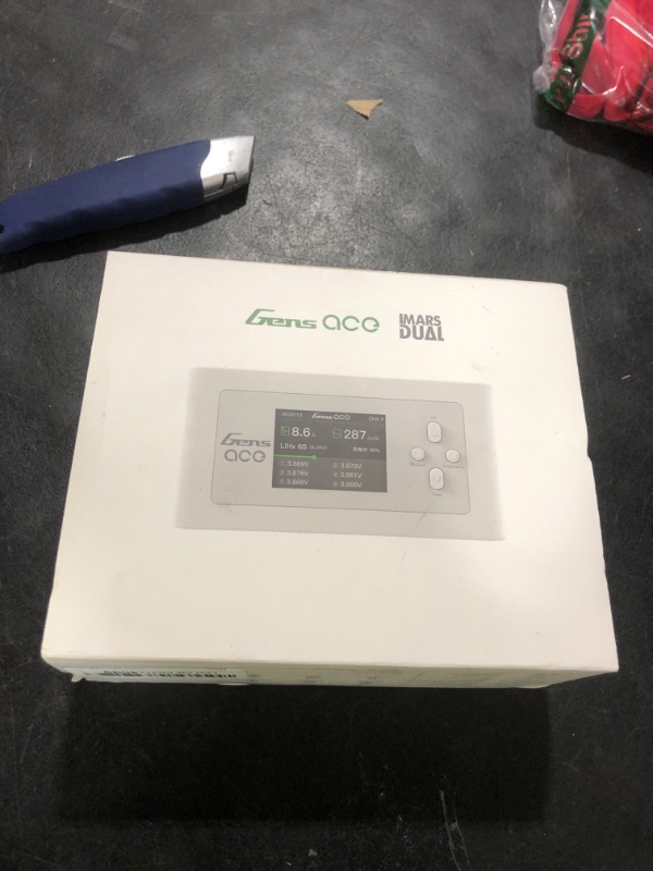 Photo 1 of Gens Ace Lipo Battery Charger Imars Dual Smart Lipo Charger 15A AC 200W DC 600W RC Charger?White?