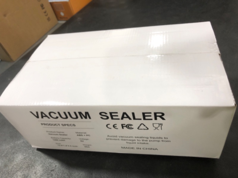 Photo 1 of Kayiant Vacuum Sealer For Food (Compact Vacuum Sealers+ 40 Reusable Vacuum Bags), Powerful Handheld Vacuum Sealer for 10X Preservation & Fresh.