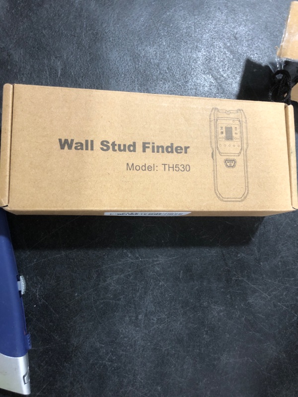 Photo 1 of Stud Finder Wall Scanner - 5 in 1 Electronic Stud Detector with Upgraded Smart Sensor, Audio Alarm and HD LCD Display for the Center and Edge of Wood, AC Wire, Metal and Studs Detection(Frosted Black)