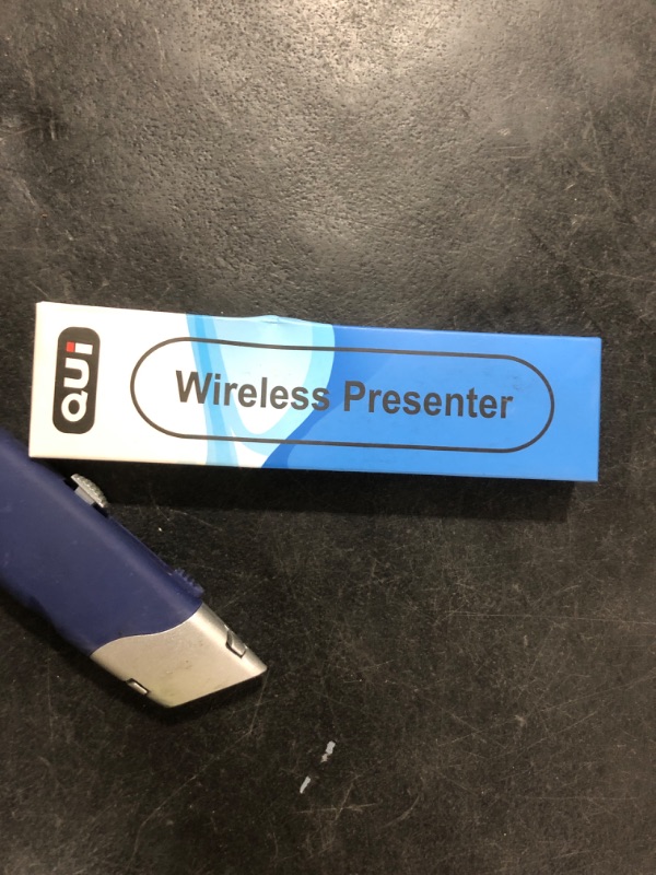 Photo 1 of QUI Presentation Clicker for PowerPoint, RF 2.4GHz USB Wireless Presenter Remote with Volume Control, PowerPoint Clicker Slide Advancer for Mac, Windows, Laptop, Keynote