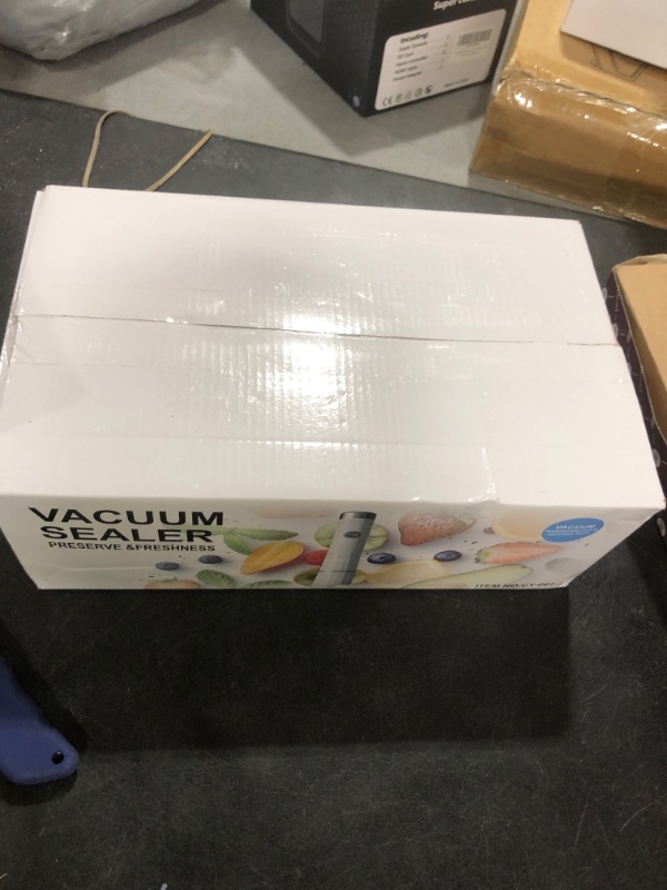Photo 1 of Kayiant Vacuum Sealer For Food (Compact Vacuum Sealers+ 40 Reusable Vacuum Bags), Powerful Handheld Vacuum Sealer for 10X Preservation & Fresh.