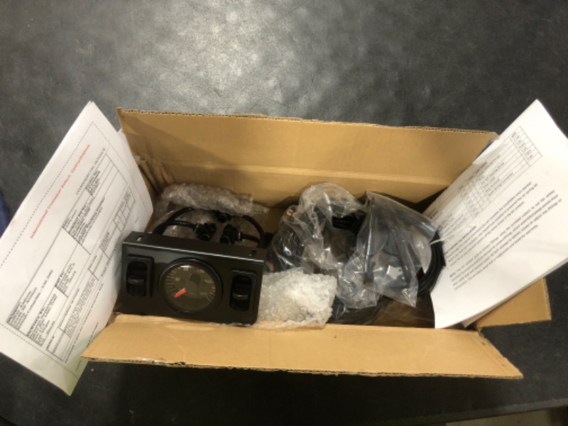 Photo 1 of NYSUS in Cab Dual Air Gauge Control Kit, Air Compressor Kit for Air Spring Suspension with Paddle Valve Gauge and Air Fittings for Truck, Van