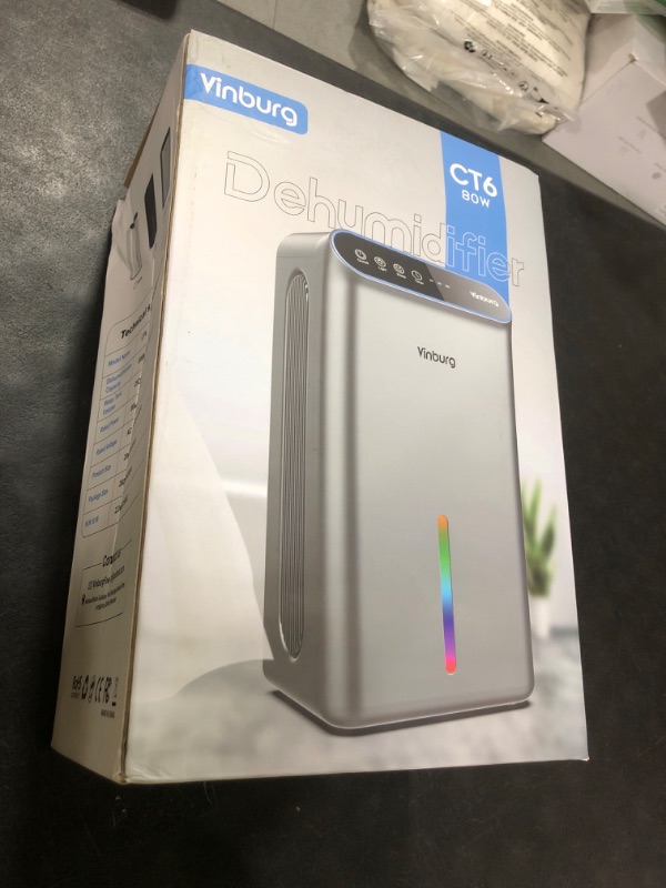 Photo 1 of Dehumidifier for Basement (85 OZ, 800 sq ft) Quiet Dehumidifiers for Home, Auto Shut-Off, Sleep Mode, 3 Gear Timer(8H,16H,24H), Small Dehumidifier for Bedroom, Bathroom with Drain Hose