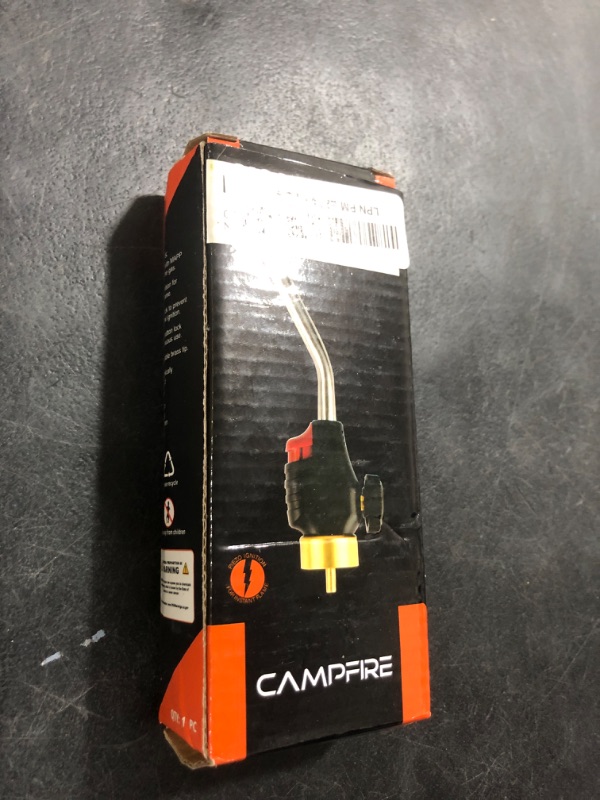 Photo 1 of CAMPFIRE Trigger Start Gas Welding Propane Torch, High Intensity Mapp Gas Torch Head, Adjustable Flame For MAPP Fuel