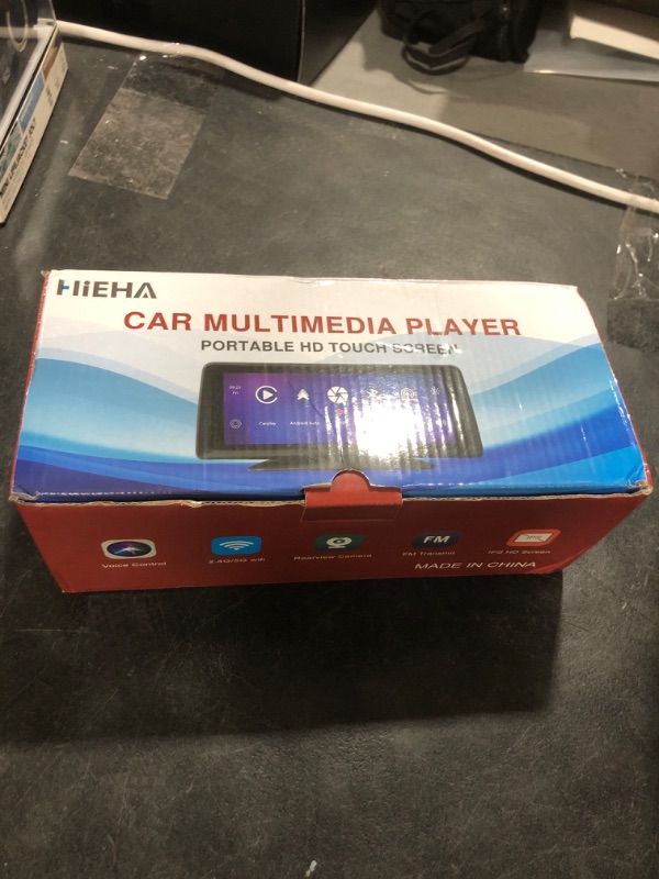 Photo 1 of Apenet Wireless CarPlay Screen with 2K Dash Cam, 8.1" Portable Touchscreen Car Stereo with CarPlay & Android Auto, 1080P Backup Camera, Voice Control, Bluetooth, Mirror Link, GPS Navigation
