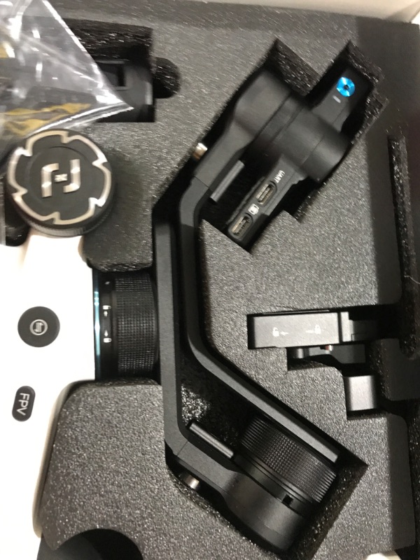 Photo 1 of FeiyuTech SCORP Mini 2 [White] All-in-One 3-Axis Mirorrless Gimbal Camera Stabilizer for Sony A7III Canon R6 Nikon Z30 Fujifilm GoPro11/12 iPhone 16 15 14,Samsung, AI Tracker,Max 2.65lb