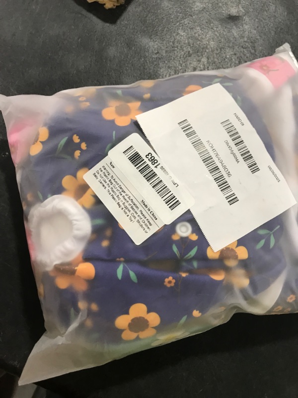 Photo 1 of Pet Soft Washable Female Diapers (3 Pack) Female Dog Diapers, Comfort Reusable Doggy Diaper for Girl Dog in Period Heat (Cute Flower, XL)