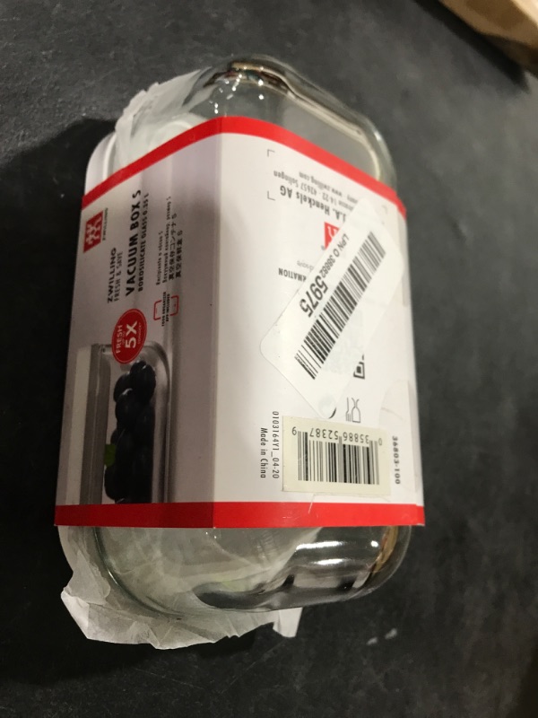Photo 1 of ZWILLING Fresh & Save Glass Small Airtight Food Storage Container, Meal Prep Container, Food Saver