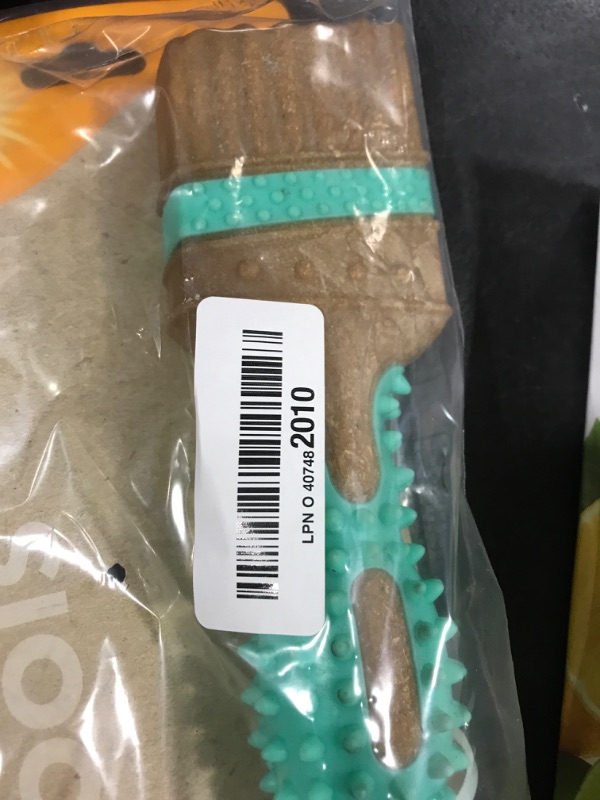 Photo 1 of Arm & Hammer for Pets Chew Tools Collection: Wood Blend Paintbrush Chew Toy for Dogs | Compressed Wood Dog Chew Toys with Baking Soda, Safer & Durable Alternative to Chewing Sticks 7.5 Inch