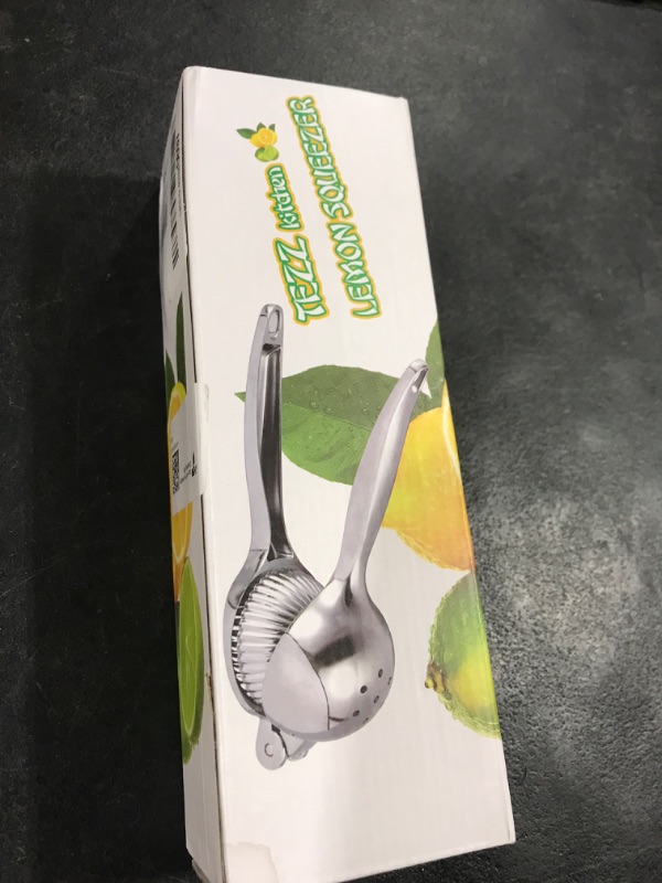 Photo 1 of TEZZ Premium Lemon Squeezer, Large Heavy Duty Handhelp Juicer for Lemon, Metal Hand Press Citrus Juicer, Lime Squeezer Bar Tool, Manual Citrus Press