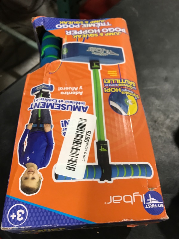 Photo 1 of Flybar My First Foam Pogo Jumper for Kids Fun and Safe Pogo Stick, Durable Foam and Bungee Jumper for Ages 3 and up Toddler Toys, Supports up to 250lbs (Blue)