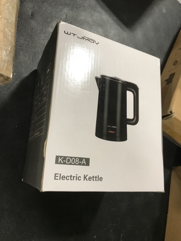 Photo 1 of 0.8L Electric Kettle Stainless Steel, 800 Watts Small Electric Kettle 27 Ounce Fast Boil Auto Shut-off, Portable Water Boiler for Small Kitchen, Business Trip and More