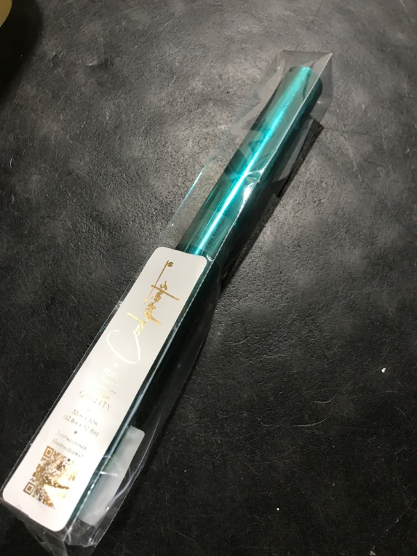 Photo 1 of Coolprints Foil for Laminator and Laser Printer, Foil for Toner, Basic Colors, Roll of 12.6 Inches x 32.8 Feet (Turquoise)
