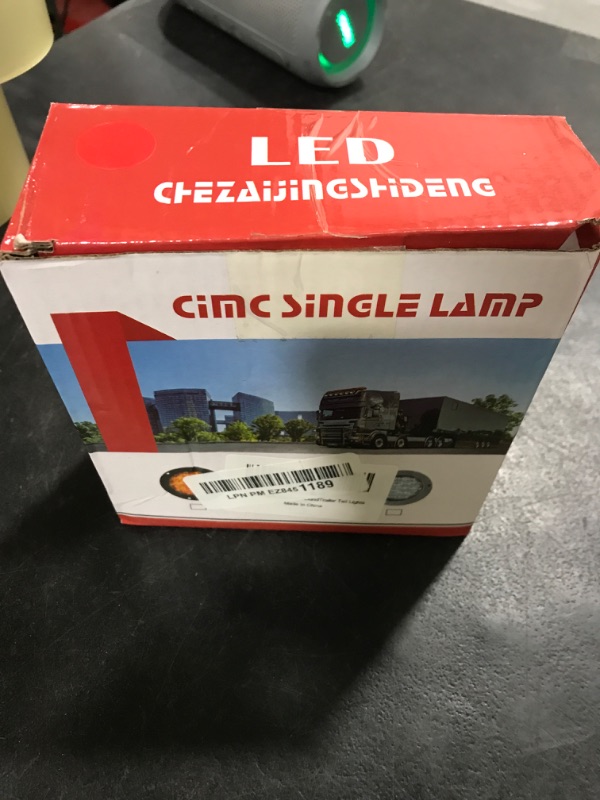 Photo 1 of LIGBT 4 Inch Red Led Round Trailer Tail Lights 4" led trailer stop brake turn tail lights 16 LED Waterproof led trailer lights for Boat Truck RV