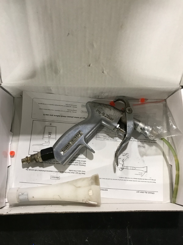 Photo 1 of phepetroll Air Blow Gun Car Detailing Dry Cleaning Air Gun with Tapered Nozzle High Pressure Car Cleaning Tool, Car Dryer Air Blower for Car Surfaces Quickly Blasts Dust, Works with Air Compressor
