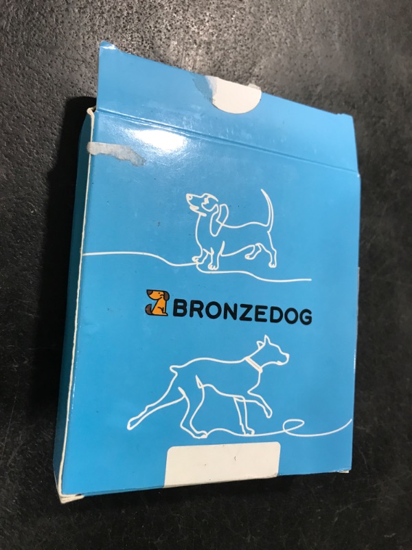 Photo 1 of BronzeDog Rolled Leather Dog Collar with QR ID Tag, Adjustable Soft Round Collars for Small Medium Large Dogs Puppy (11" - 14 1/2" Neck Size, Blush)