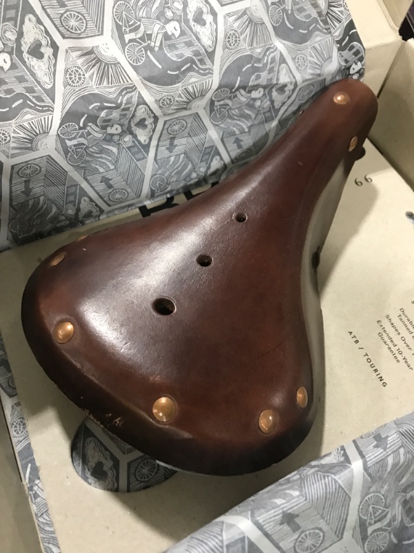 Photo 1 of Brooks England B17, Supremely Comfortable Handmade Leather Bike Saddle, Brown, One Size