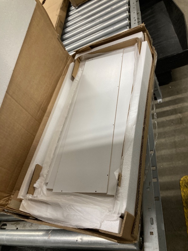 Photo 1 of **MISSING HARDWARE**Dalattin Bathroom Medicine Cabinet, Storage Cabinet Wall Mounted with Mirror Doors & Shelves