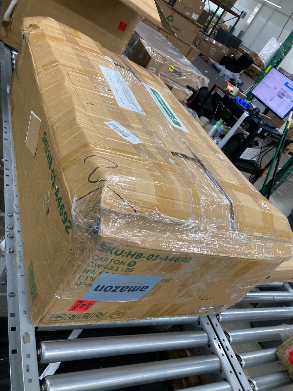 Photo 1 of ***INCLUDES 3 BOXES***





HONBAY Modular Sectional Sleeper Sofa with Pull Out Bed,Corduroy L Shaped Couch with Storage, Sectional Couches for Living Room,Black