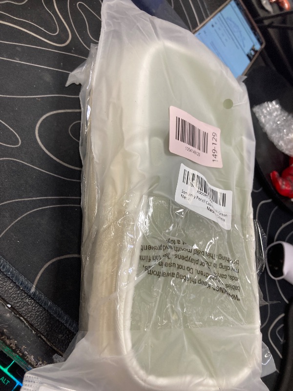 Photo 1 of *****2 piece*****Sonuimy Large Capacity Pencil Case Pouch, Cute Aesthetic Big Capacity Zipper Pencil Cases Pen Portable Office Stationery Makeup Bag, Desk Organizer for College Adults Women Men- Green