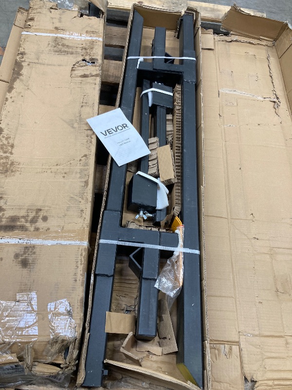 Photo 1 of ***MISSING BOLTS***VEVOR Pallet Forks, 4000 lbs Clamp on Pallet Forks, 60" Total Length Heavy Duty Pallet Forks with Adjustable Stabilizer Bar, Tractor Bucket Forks for Loader Bucket Skid Steer Tractor***MISSING BOLTS***