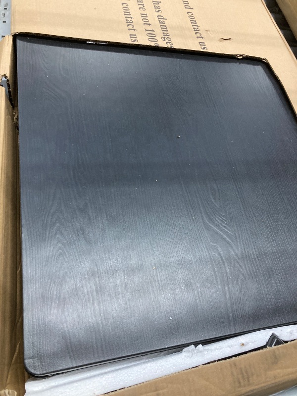 Photo 1 of 130 Gallon Resin Deck Box, Outdoor Lockable Storage Container for Patio Cushions, Garden Tools, Pool Supplies, Toys, Waterproof and UV Resistant, Reinforced Rib Design, Black