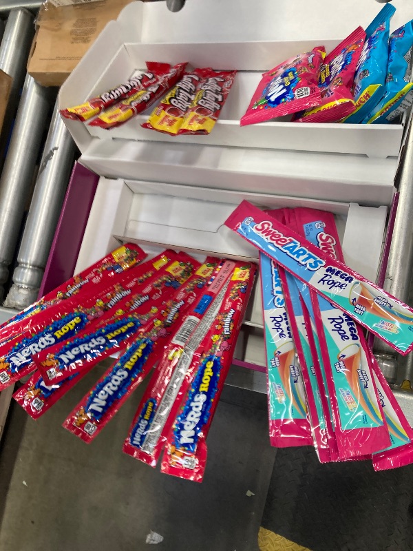 Photo 1 of ***MISSING PIECES 22 Pieces ONLY*** Nerds, SweeTARTS, Trolli and  Laffy Taffy Party Mix Candy  ***BB: 4/30/2026***