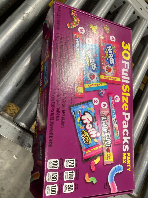 Photo 1 of ***MISSING PIECES 22 Pieces ONLY*** Nerds, SweeTARTS, Trolli and  Laffy Taffy Party Mix Candy  ***BB: 4/30/2026***