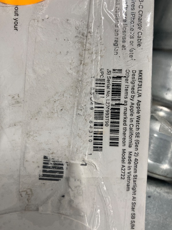 Photo 1 of **Missing charger** Apple Watch Series 10 [GPS 46mm case] Smartwatch with Jet Black Aluminum Case with Black Sport Band - M/L. Fitness Tracker, ECG App, Always-On Retina Display, Water Resistant