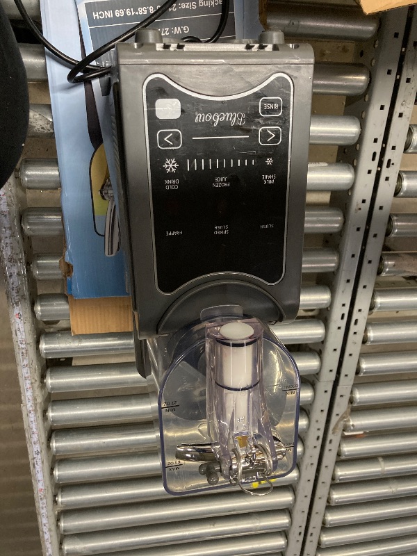 Photo 1 of **MISSING HANDLE/HAS CRACKED COVER ON TOP***Bluebow Slushie Machine for Home, 88oz Vessel Slush Maker with 6 Presets, No Ice Needed, Frozen Drink Maker for Smoothie, Frappe, Milkshakes and More
