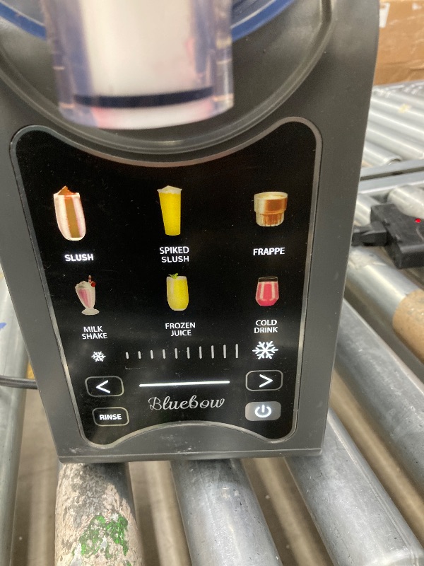 Photo 1 of **MISSING HANDLE/HAS CRACKED COVER ON TOP***Bluebow Slushie Machine for Home, 88oz Vessel Slush Maker with 6 Presets, No Ice Needed, Frozen Drink Maker for Smoothie, Frappe, Milkshakes and More