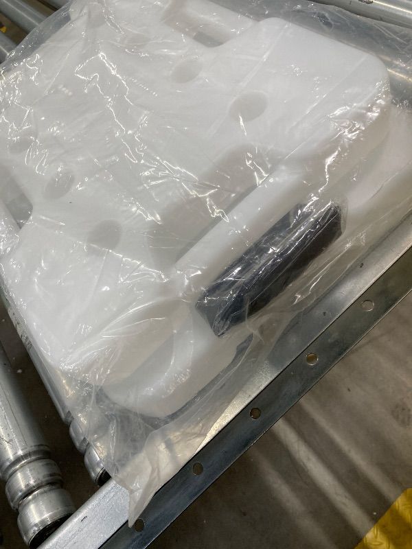 Photo 1 of ***(MISSING PARTS -SELLING AS IS)*** 
2 Pack Swimming Pool Ladder Weights for Above Ground Pools, Plastic Pool Step Weights Removable Stair Weights Anchor Container 52lbs for Easy Step System